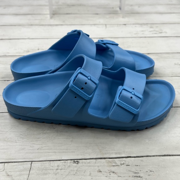 Birkenstock Arizona EVA Blue Sandals Size 9L / 7M - Picture 1 of 9